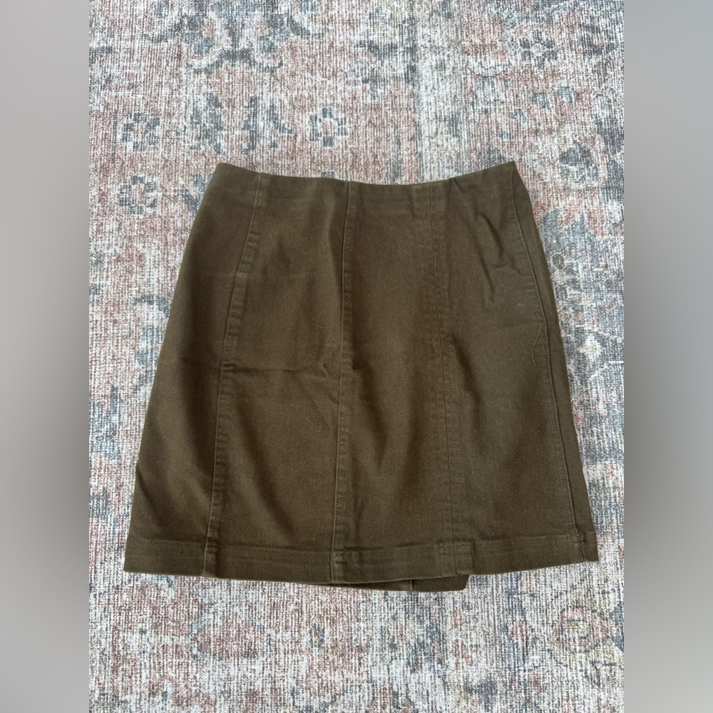 Forrest green skirt